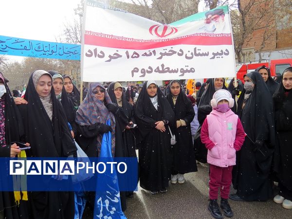 راهپیمایی باشکوه ۲۲ بهمن ماه شهرستان بجنورد 