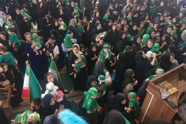 یادواره شیرخوارگان حسینی در مصلای اول‌الامر لردگان 