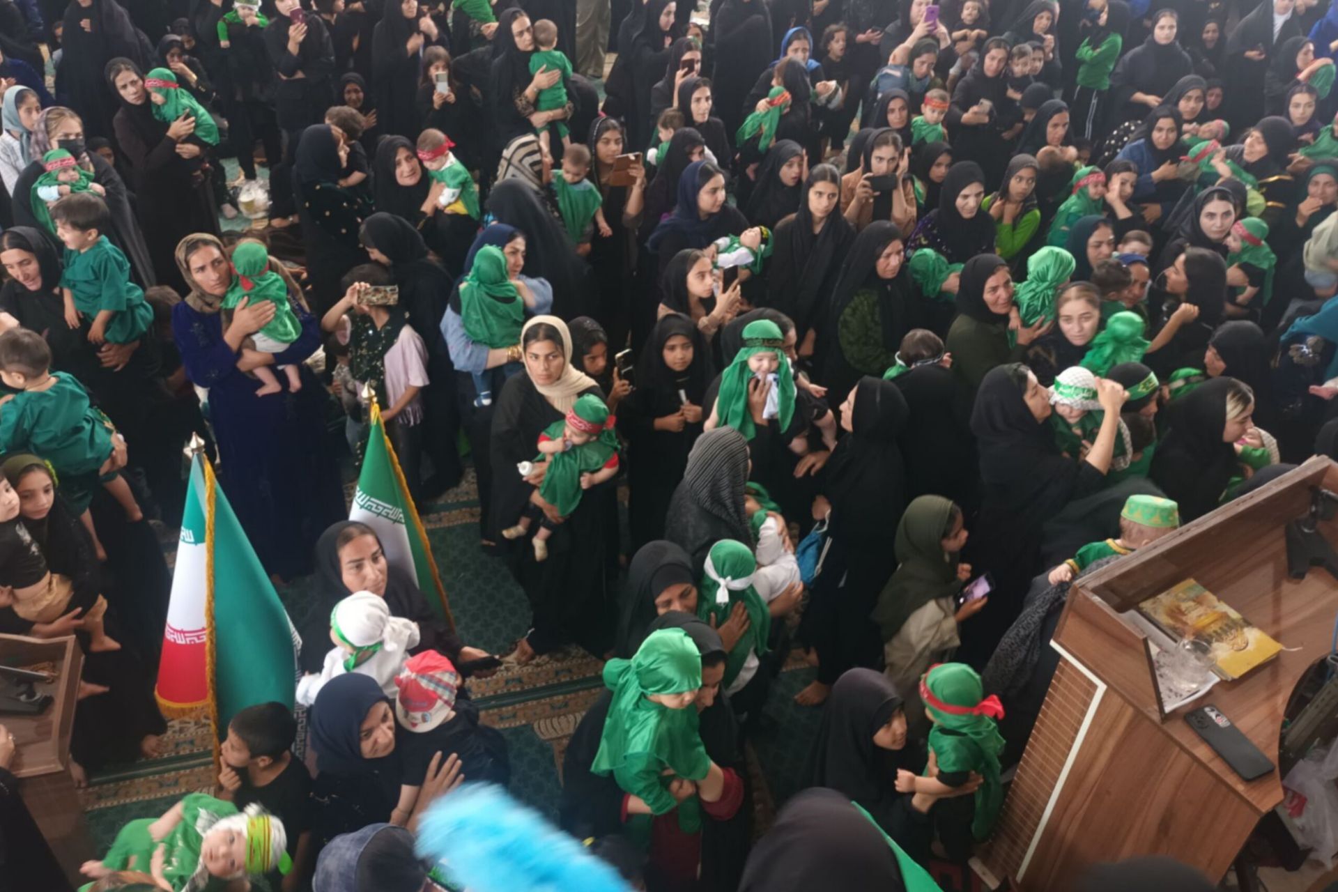 یادواره شیرخوارگان حسینی در مصلای اول‌الامر لردگان 