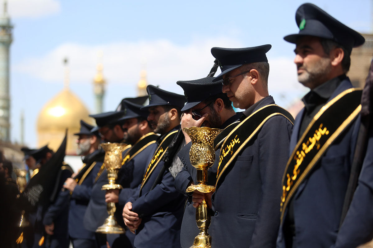 مراسم سالروز شهادت امام جواد(ع) در حرم بانوی کرامت