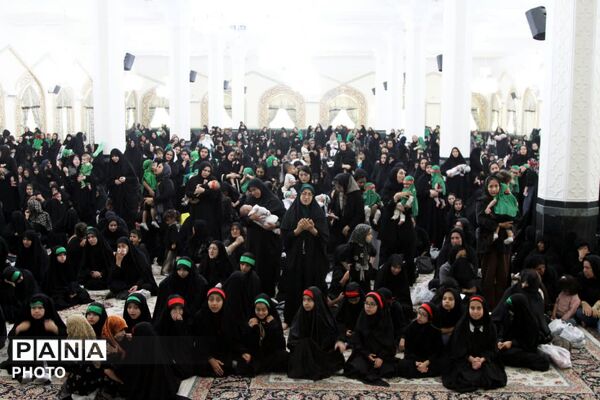 مراسم شیر خوارگان حسینی در آرامگاه شهید مدرس
