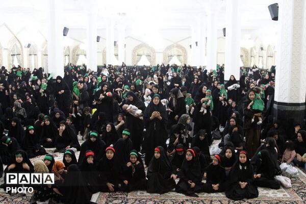 مراسم شیر خوارگان حسینی در آرامگاه شهید مدرس