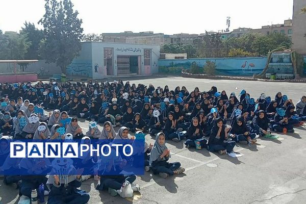 برگزاری زنگ آب در دبستان دخترانه کوثر دو ملارد