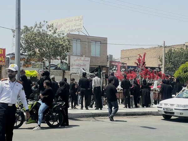 جلوه‌ای از روز عاشورا در بجنورد