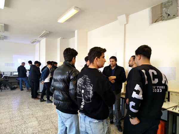افتتاح نمایشگاه دست‌سازه‌های هنرستان خوارزمی سملقان