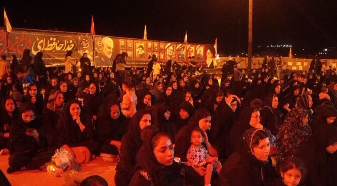 سوگ شیرخوارگان در حاجی‌آباد