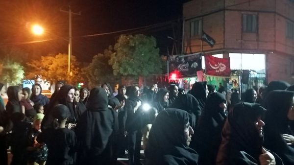مراسم شام غریبان در شهر تیتکانلو