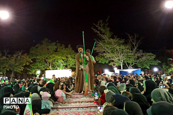 جشن مردمی ولادت امام رضا(ع) در آباده