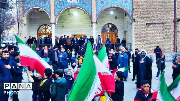 همبستگی مردم چلیچه در راهپیمایی و محکومیت جنایات 