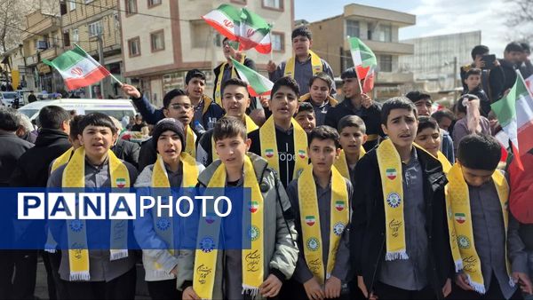 حضور پرشور مردم سپیدان در راهپیمایی ۲۲ بهمن