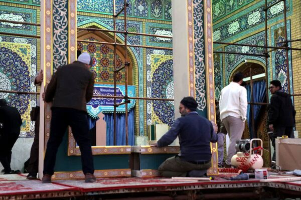 حال و هوای مسجد جمکران قبل از برپایی جشن‌ نیمه شعبان