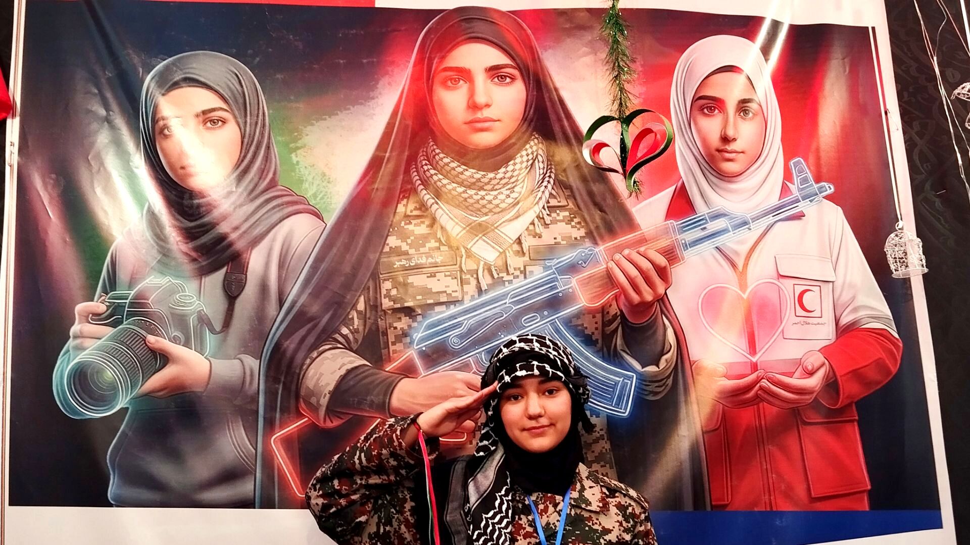 طلوع ایرانِ امام‌ رضایی در جشن دختران انقلابی