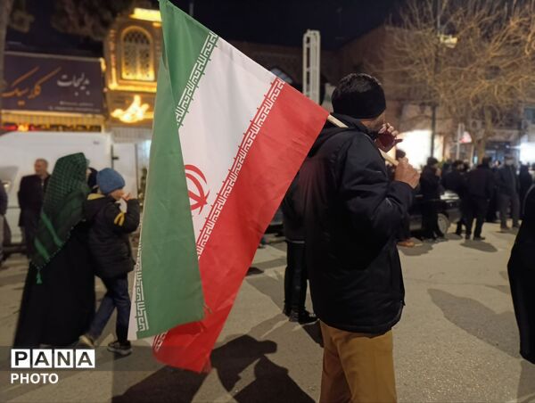 فریاد همبستگی از خیابان‌های نیشابور