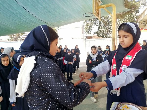 سه شنبه های مهدوی در دبستان ناهید نخودی 