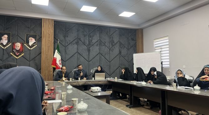 جلسه توجیهی هیئت‌های دانش آموزی در اشکذر 