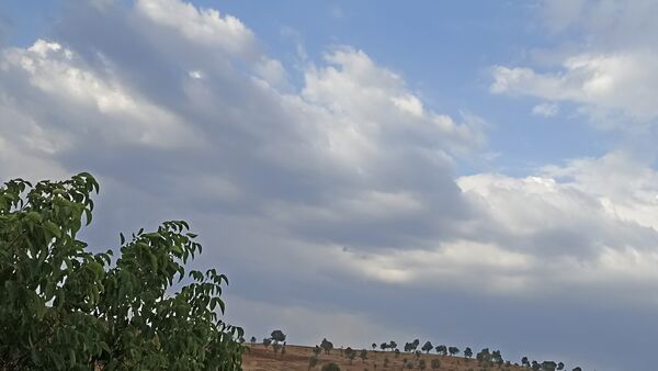 اولین بارش تابستانه در روستای کینک