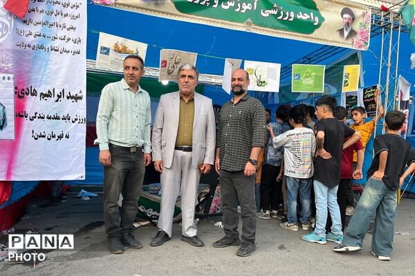 برپایی غرفه های مهدویت، فرهنگی هنری، بهداشت - سلامت، ورزشی و بسیج فرهنگیان در چهاردانگه