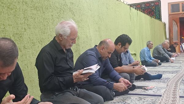 مراسم شب اربعین در مسجد الهادی نیشابور