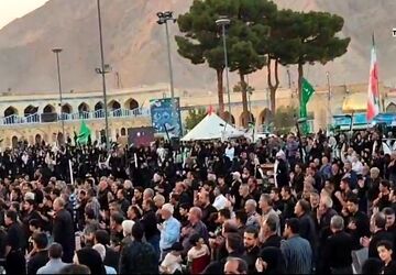 برگزاری مراسم جاماندگان اربعین حسینی شهرضا با حضور پرشور عزاداران و شعار «انا علی العهد» 