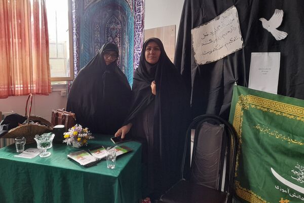 مراسم عزاداری بانوی کوثر در دبیرستان تربیت اسلامشهر