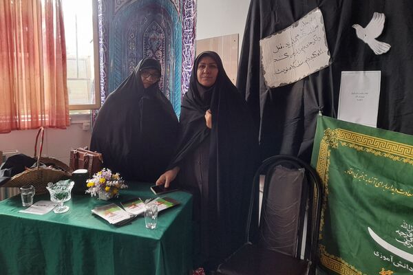 مراسم عزاداری بانوی کوثر در دبیرستان تربیت اسلامشهر