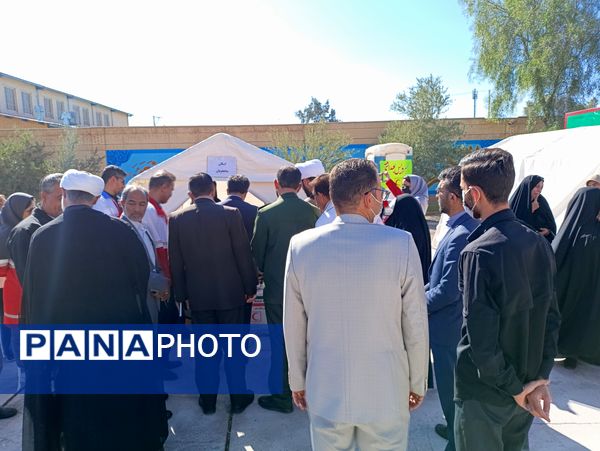  مانور سراسری زلزله در شهرستان بم 