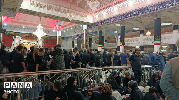 حضور گسترده مردم در جمکران و حرم مطهر برای بدرقه رهبر شهید