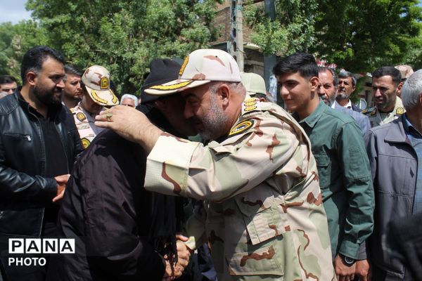 تشییع شهید وطن «مبین مولایی»
