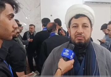 بازدید معاون وزیر آموزش و پرورش از موکب‌های اربعین در چذابه