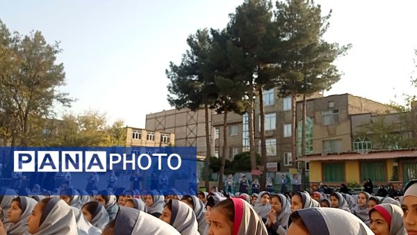 مراسم شهادت حضرت فاطمه (س) در دبستان علی دهقانیان ۲ تبادکان