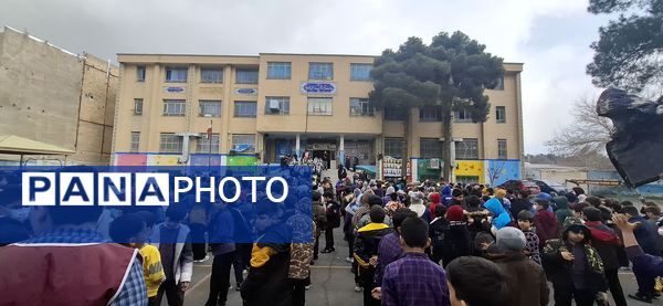 برپایی جشن طنین مقاومت در مدارس شهرستان قدس