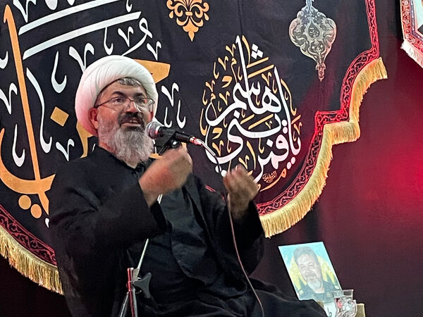 امام جمعه کاشمر در جمع عزاداران خانگی