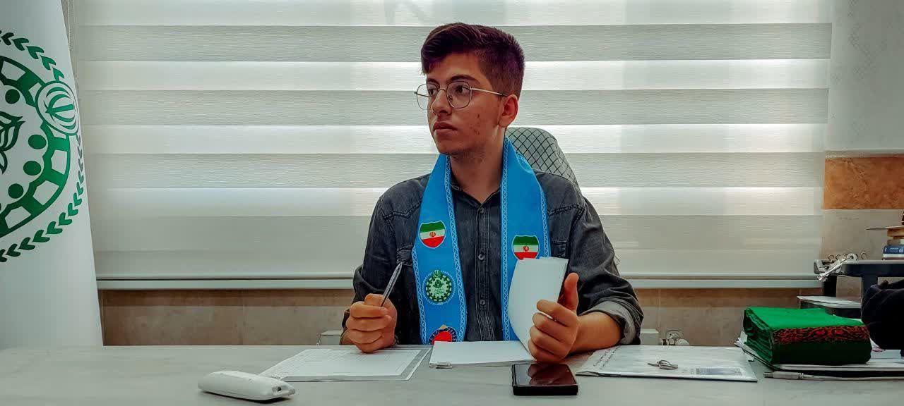 پیام تبریک رئیس شورای دانش‌آموزی پسران استان قم به مناسبت انتخاب مدیر کل جدید