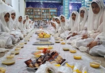 ضیافت روزه‌اولی‌ها در روستای شمیل بالا