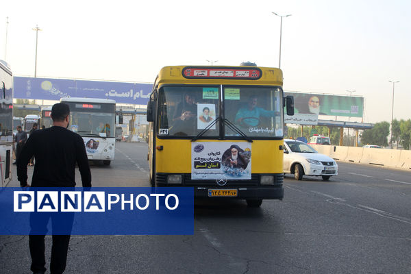 اعزام قشرهای مختلف مردم قم به مراسم سالگرد ارتحال امام(ره)