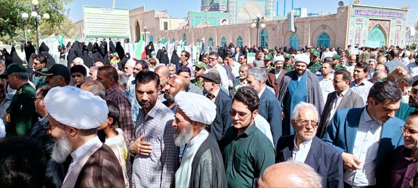 راهپیمایی جمعه خشم در کاشمر 