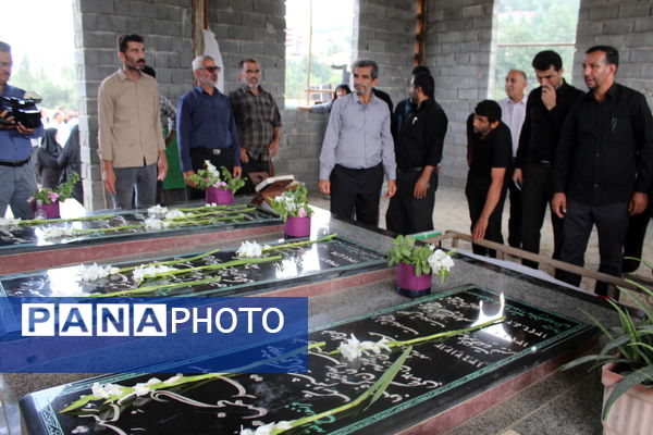 تشییع پیکر مادر شهید حسینعلی جعفری