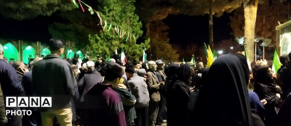 تدفین پیکر مطهر شهید مهدی عمارلو در بهشت فضل شهرستان نیشابور