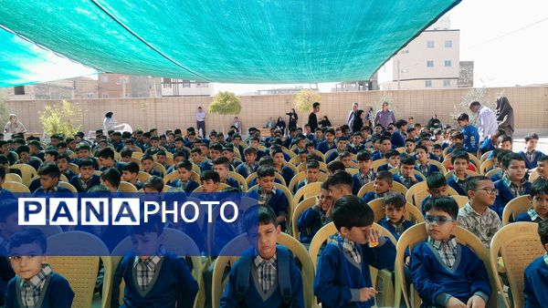 مراسم بازگشایی مدرسه پسرانه ادیب آموزش و پرورش ناحیه ۵ استان اصفهان 