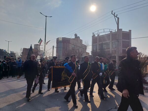 مراسم تشییع حجت‌الاسلام والمسلمین سید هاشم سجادی نسب در برخوار