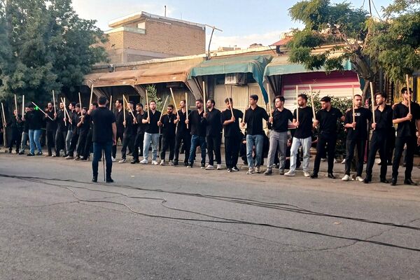 برگزاری مراسم «شاه حسین گویان» اربعین در شهرستان تکاب