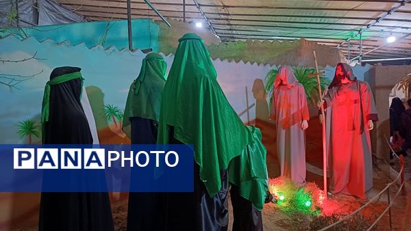 افتتاح دهمین سوگواره فاطمی کوچه‌های بنی‌هاشم همزمان با ایام فاطمیه در شهرستان ورامین