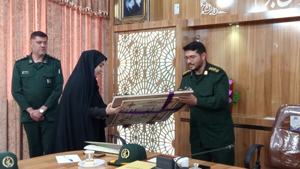 انتصاب فرمانده حوزه بسیج دانش‌آموزی حضرت ثارالله(ع) شهرستان بن 