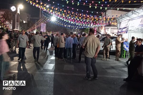 رزمایش «جان‌فدا» در خیابان مصلی رباط‌کریم