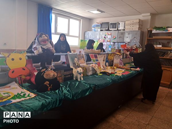 برپایی نمایشگاه دست سازه‌های قرآنی «طرح اتقان» در دبستان ابن سینا  ناحیه 3 کرج 