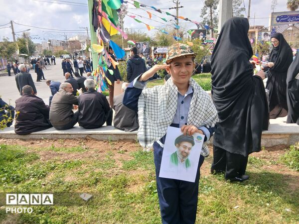 حضور مردم انقلابی پلدختر در راهپیمایی روز قدس 