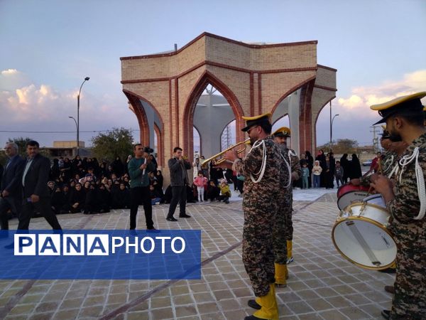 افتتاحیه المان شهدای گمنام شهر کندر