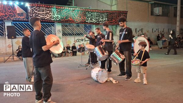  آیین عزاداری شب عاشورا در شهرستان نظرآباد