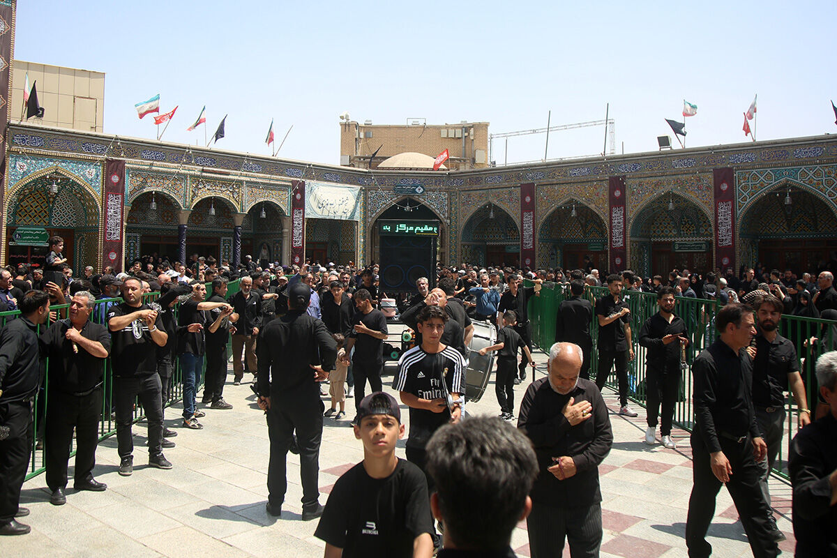عزاداری اربعین حسینی(ع) در حرم حضرت معصومه(س)