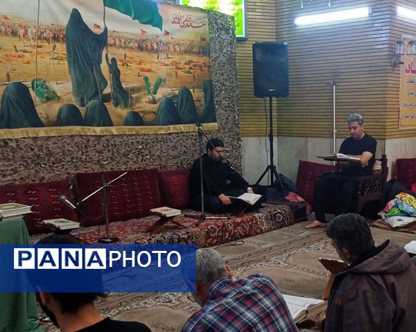 اعتکاف دانش‌آموزان منطقه ۱۶؛ دارالشهدای شهر تهران 